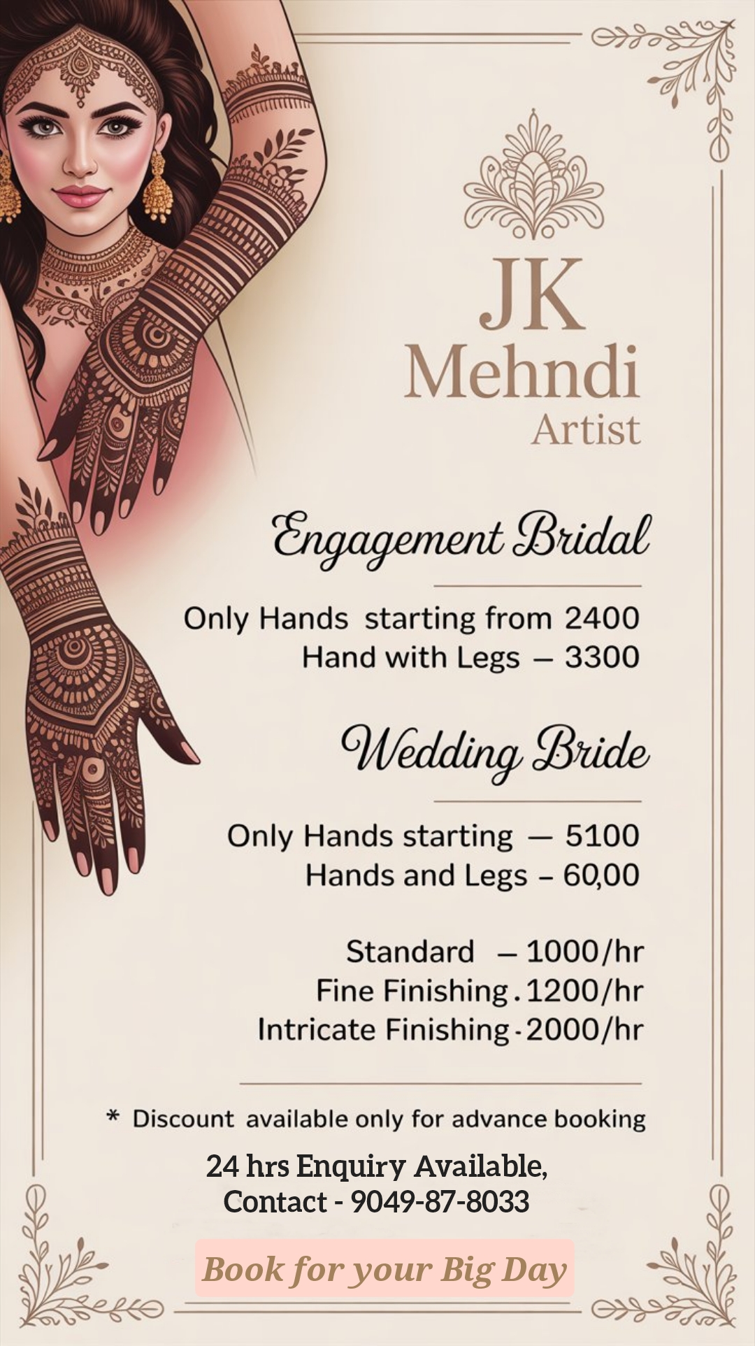 Starting Bridal Price